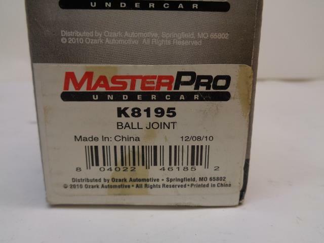 NEW MASTER PRO SUSPENSION BALL JOINT FRONT LOWER FOR DODGE K8195 R9TA