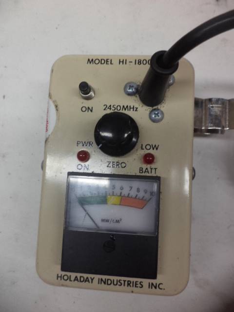 HOLADAY INDUSTRIES MICROWAVE SURVEY COMPACT METER HI-1800 2450 MHz R4