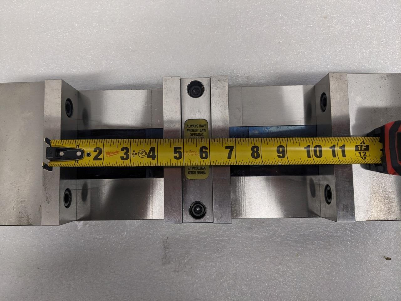 Kurt HDL6 English 6″ JAW WIDTH 4" JAW OPEN Double Station Vise W/O HANDLE NEW H1