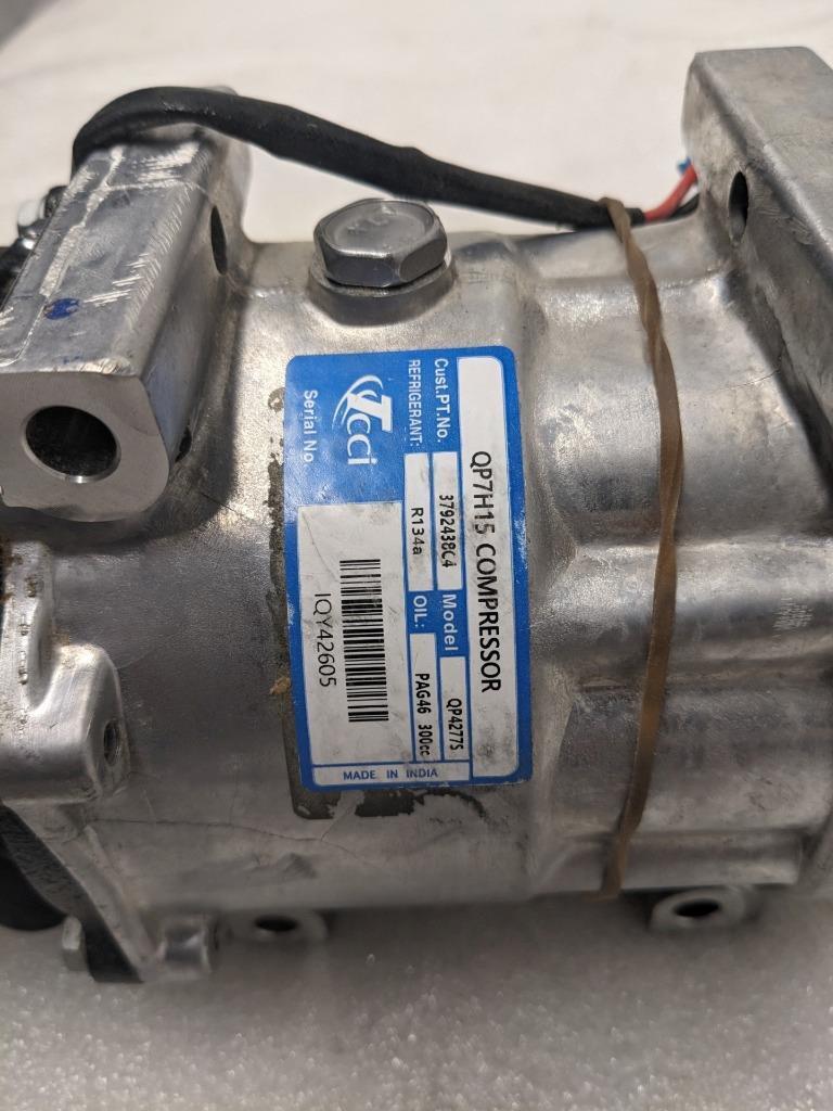 TCCI 3792438C4 A/C COMPRESSOR QP7H15 MODEL QP42775 PAG46 300CC NEW R1