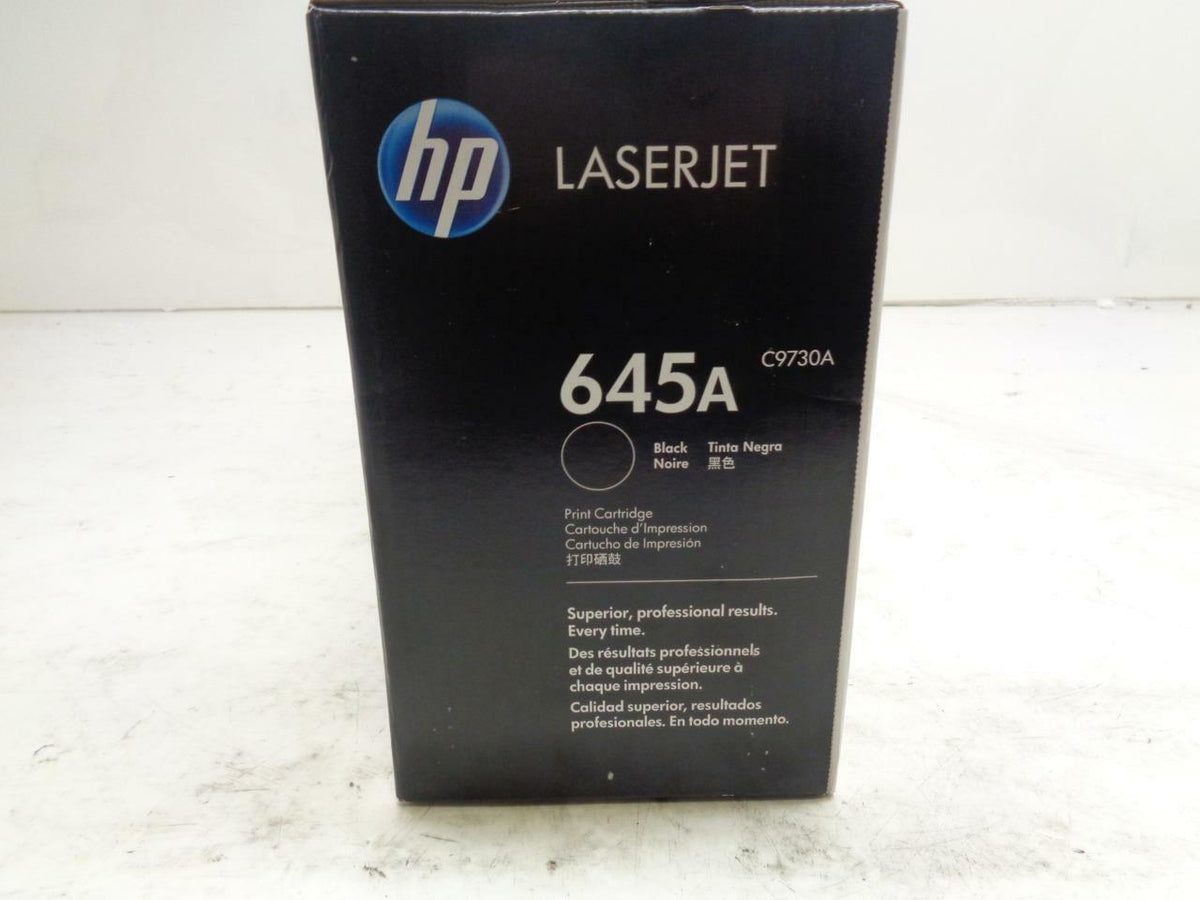 1 NEW HP 645A BLACK TONER CARTRIDGE C9730A FOR COLOR JET 5500 5550 SR