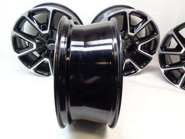 NEW '21-'23 CHEVY TAHOE WHEEL SET MACHINED BLACK 22x9 ET25.4 6x139.7 84434521 SR