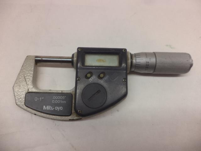 MITUTOYO MDC-LITE SERIES 293 0-1" DIGITAL OUTSIDE MICROMETER 293-816 R22T8