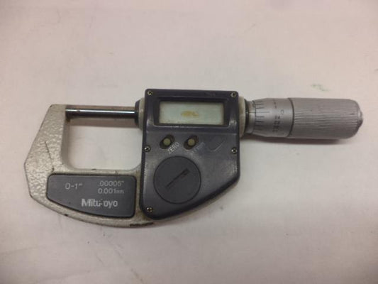 MITUTOYO MDC-LITE SERIES 293 0-1" DIGITAL OUTSIDE MICROMETER 293-816 R22T8