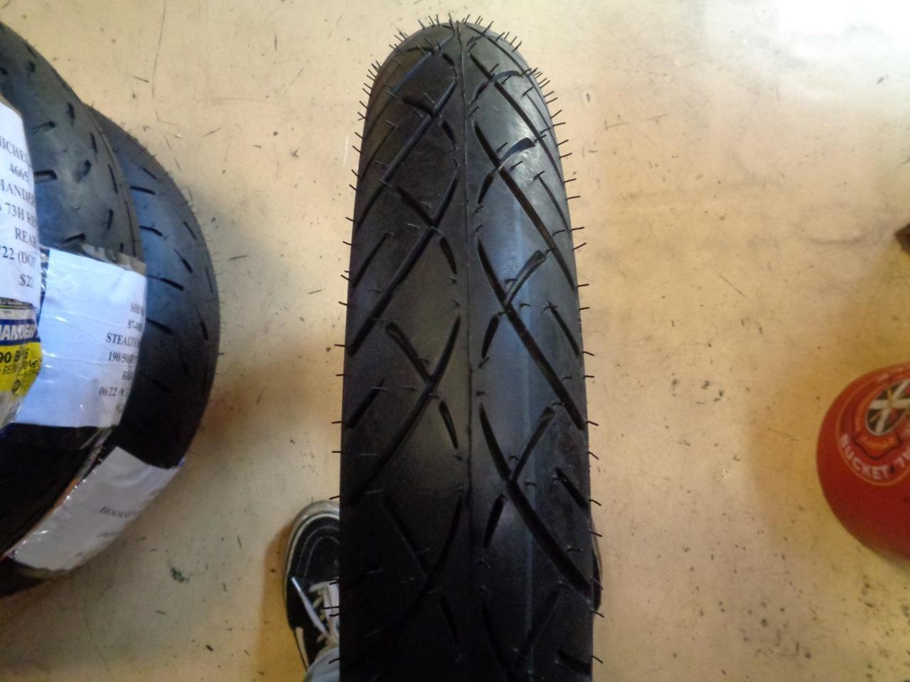 1 FRONT MOTORCYCLE TIRE METZELER ME888 MARATHON ULTRA WWW 100 90 19 87H 2407800