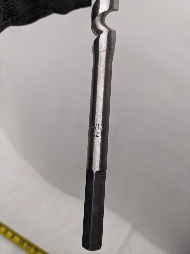 IRWIN 47412 SPEEDBOR SHIP AUGER BIT 3/4" X 17" W/O AUGER FILE NEW R22T7