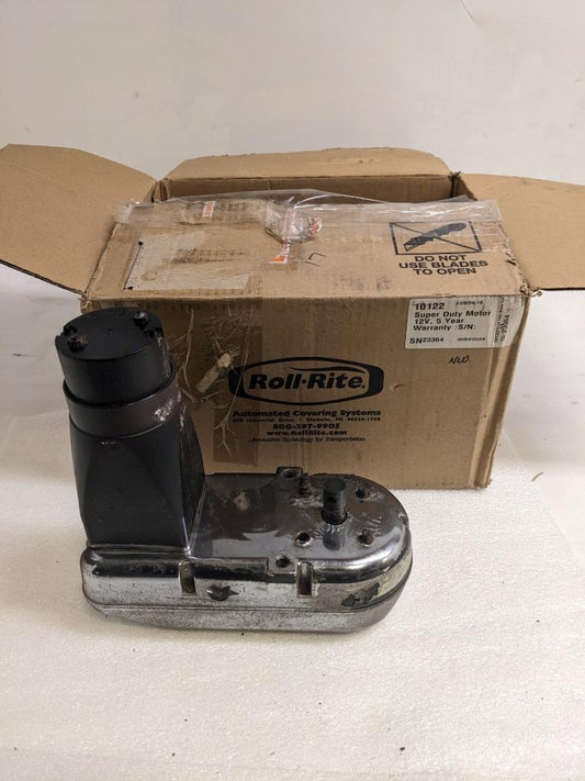 DAMAGED ROLL-RITE 10120 SUPER DUTY TARP MOTOR 12V USED R34