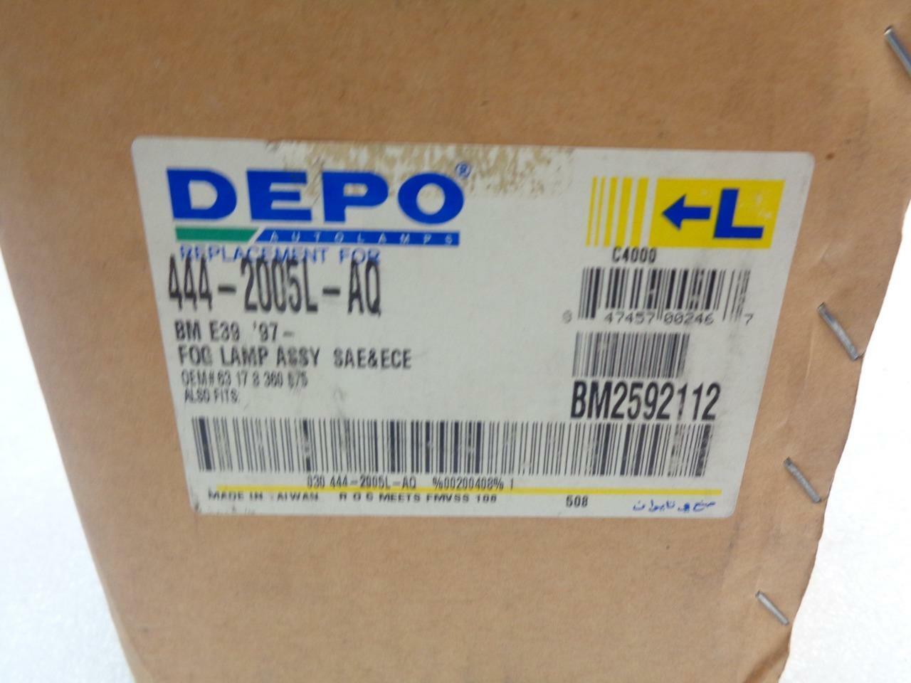 NEW DEPO DRIVER SIDE FOG LIGHT REPLACEMENT BMW 5 SERIES E39 444-2005l-AQ SR