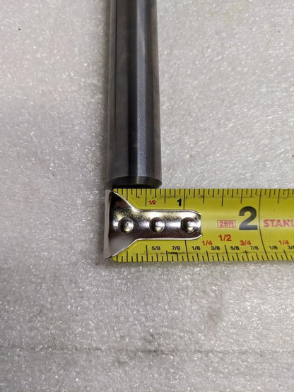 PRECISION TWIST DRILL 3546701 SOLID CARBIDE 0.8438" DIA 6" OAL 8FL STR NEW R22T5