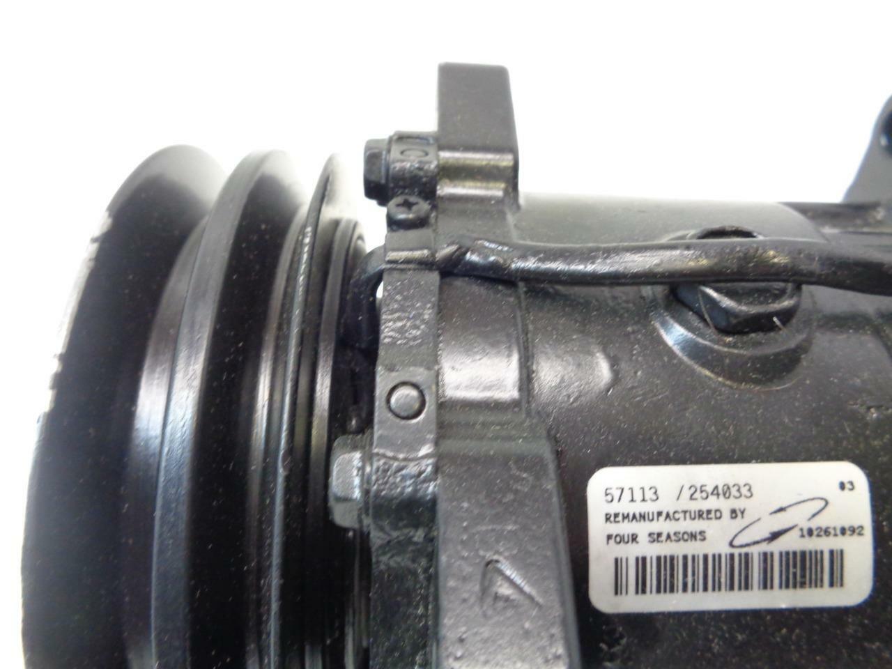 REMANUFACTURED 4 SEASONS 57113 AC COMPRESSOR 85-93 FITS VOLKSWAGEN (VARIOUS) R2