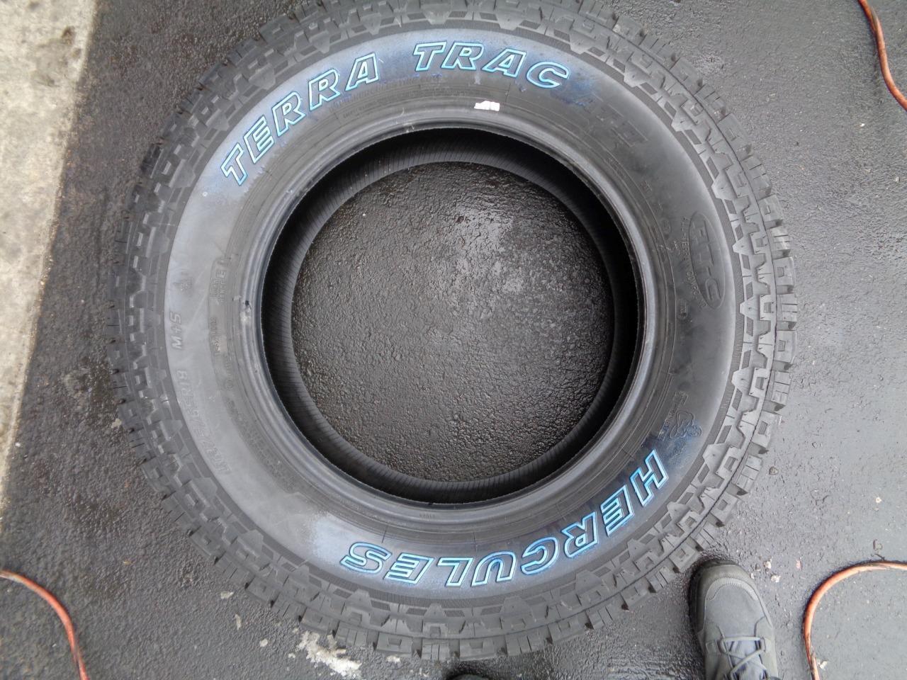 1 HERCULES TERRA TRAC A/TII LT 275 65 18 123/120S TIRE 09282 SU7