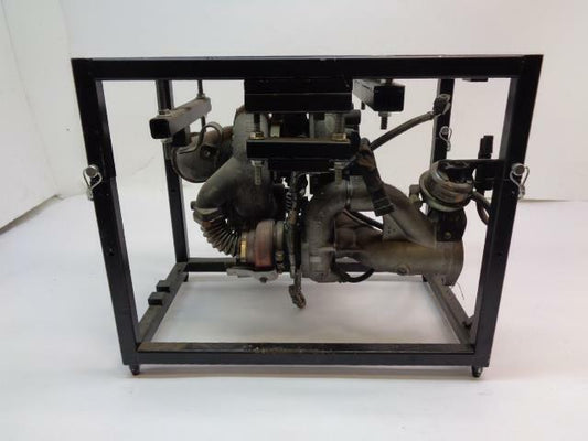USED INDUSTRIAL SEQUENTIAL TURBO SET UP TESTER BLACK CAGE B2
