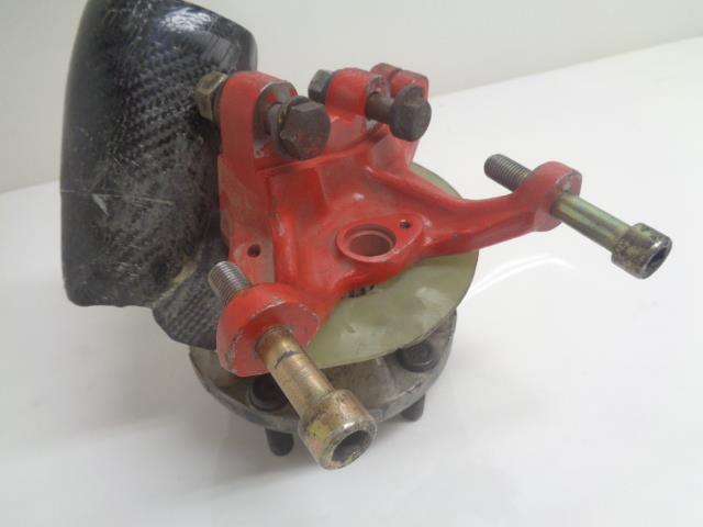 USED GENUINE PORSCHE 944 968 FRONT WHEEL HUB & STEERING KNUCKLE ASSEMBLY R23