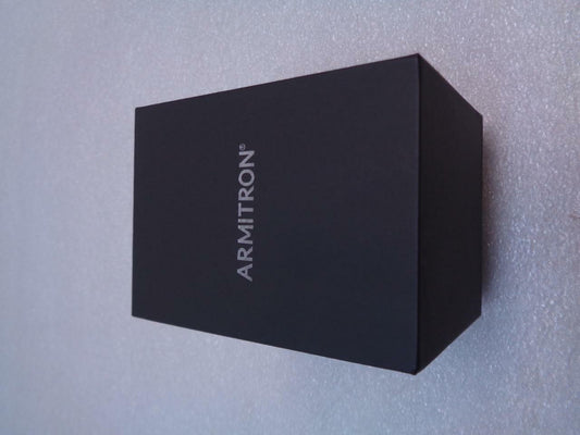 1 NEW ARMITRON ATLAS 45 GOLD/BLACK ANALOG WATCH WITH 3 SUBDIALS 20/5351BKGP SR