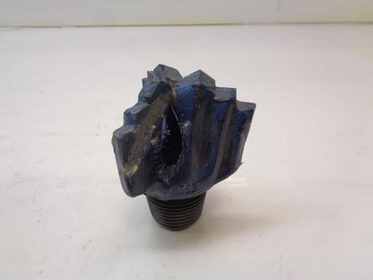 UNBRANDED STEP DRAG BIT FOR COAL MINING BLUE 4" DIAMETER MALE THREAD NEW H2