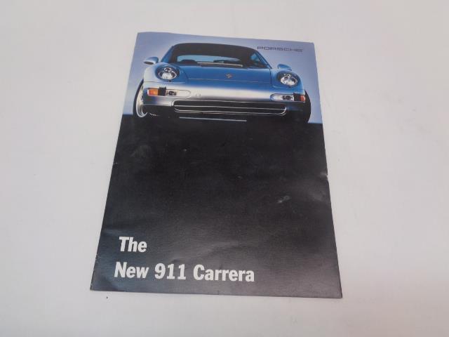 Porsche 911 (993) "The New Carerra" Brochure 1994 Paperback GENUINE USED R25