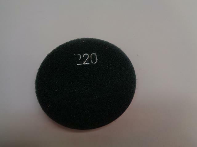 Stone Polishing Pads 3 1/8" 220 GRIT 5 PACK NEW OLD STOCK R7TB