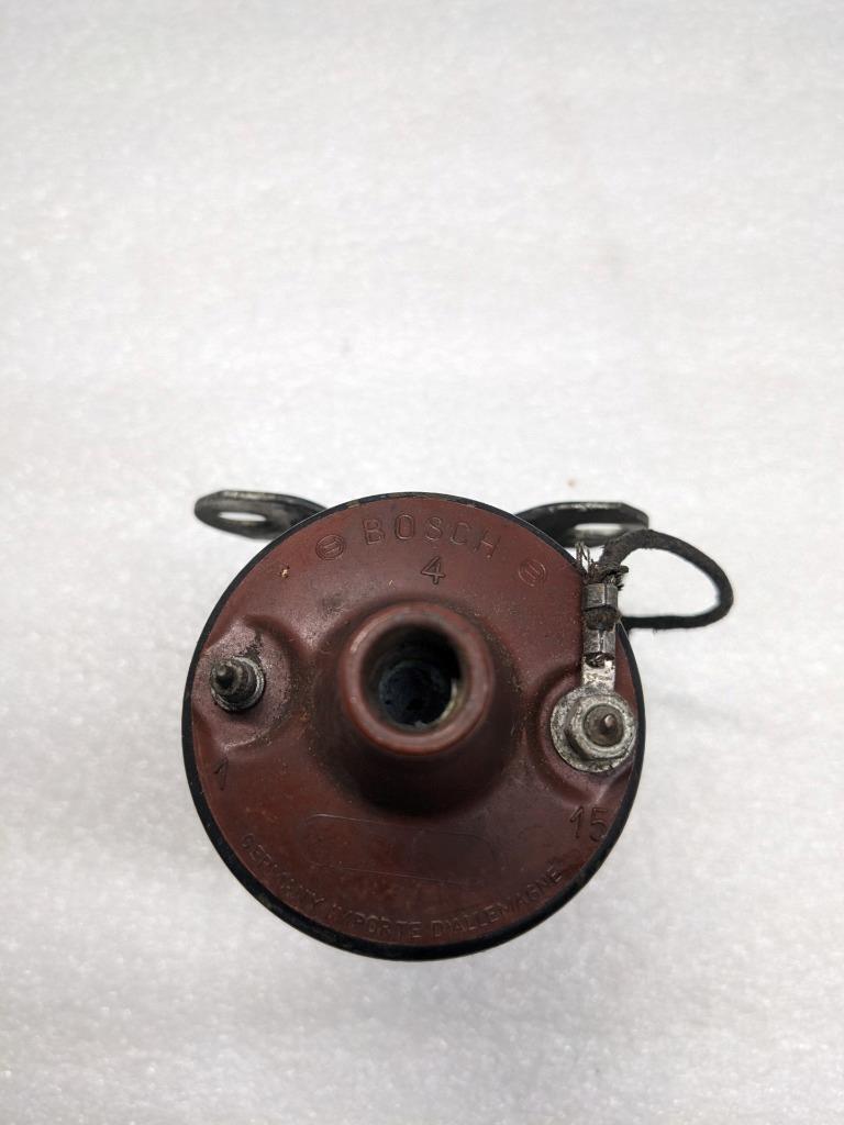 BOSCH TK6A3 6V IGNITION COIL WITH BRACKET FOR PORSCHE 356A USED R20