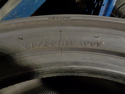 YOKOHAMA YK740 GTX P 245 50 18 100V XL TIRE 37597 BQ3