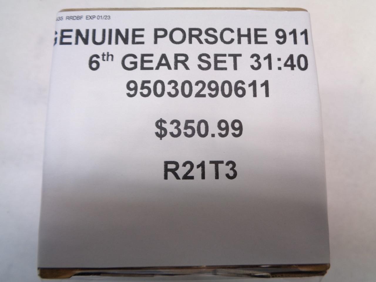 GENUINE PORSCHE 911 993 6th GEAR SET 31:40 95030290611 R21T3