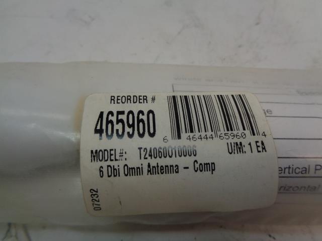 NEW TERRAWAVE 2.4 GHz 6 Dbi OMNIDIRECTIONAL ANTENNA T24060O10006 R6TC