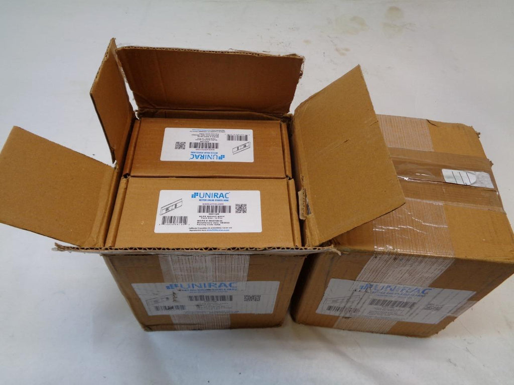 1 BOX OF 10 UNIRAC SFM INFINITY MICRORAIL MPLE MOUNT ASSEMBLY 008114M SR