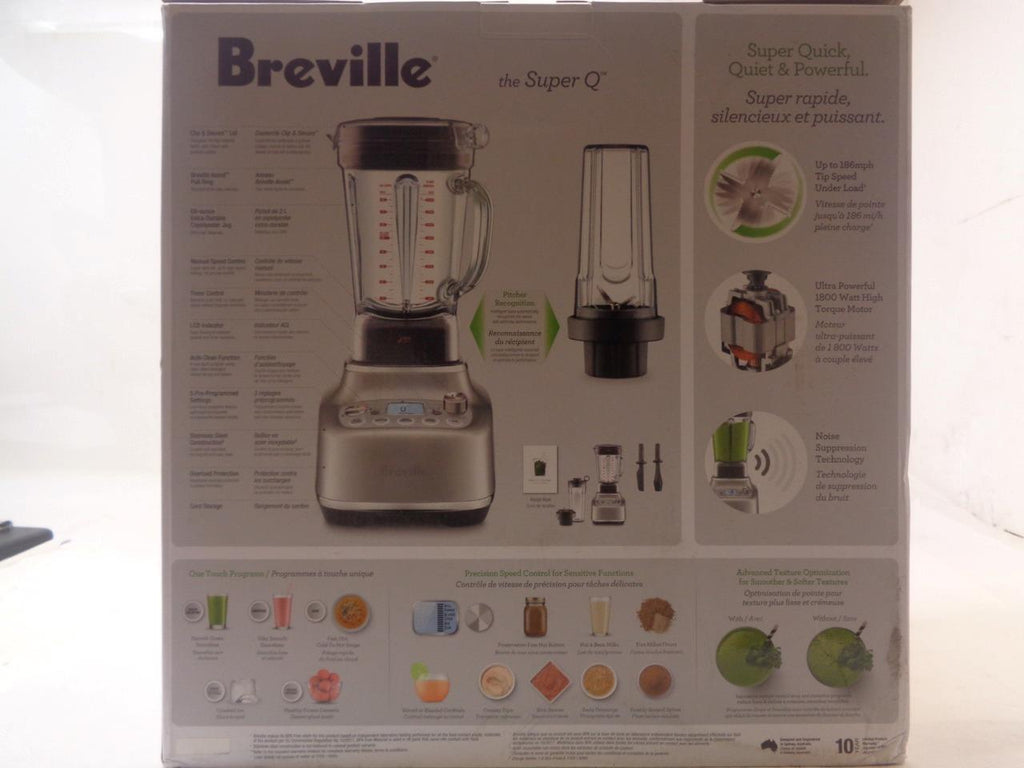 NEW BREVILLE SUPER Q DAMSON BLUE BLENDER BBL920DB1BUS1 SR