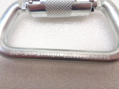 NEW CLIMBING GRADE CARABINER S50-2001 3600LBS GATE/5000LBS BODY STRENGTH R22T7