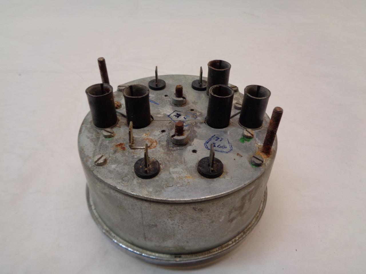 GENUINE PORSCHE 65-69 912 VDO GREEN FUEL & TEMP INTRUMENT CLUSTER 90274150101