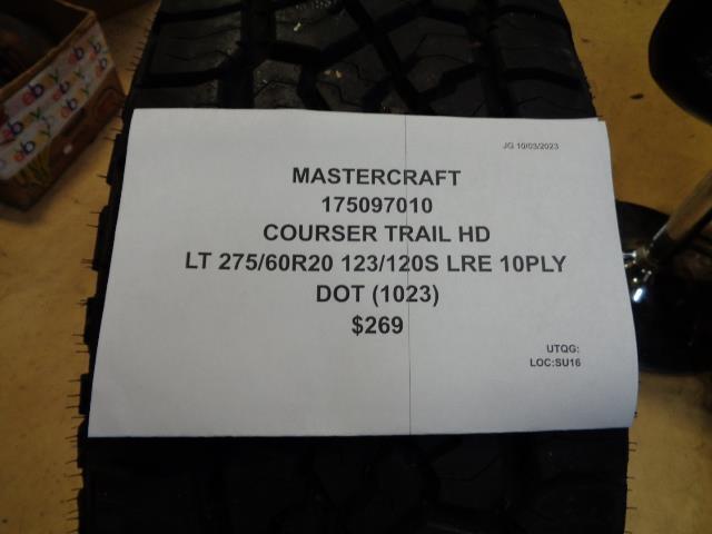 MASTERCRAFT COURSER TRAIL HD LT 275 60 20 123/120S LRE 175097010 10PLY BQ4