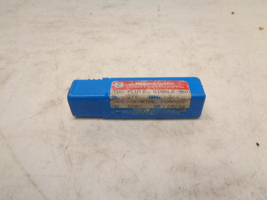 NEW NIAGARA 20244 CARBIDE END MILL 3/4"x1-3/8" 2 FLUTE R22T6BA