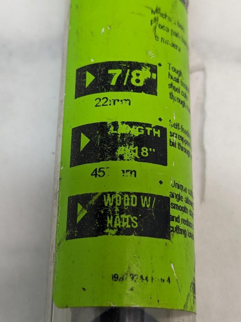 GREENLEE 30927 66PT-7/8 22MM NAIL EATER 18"  457MM NEW D0