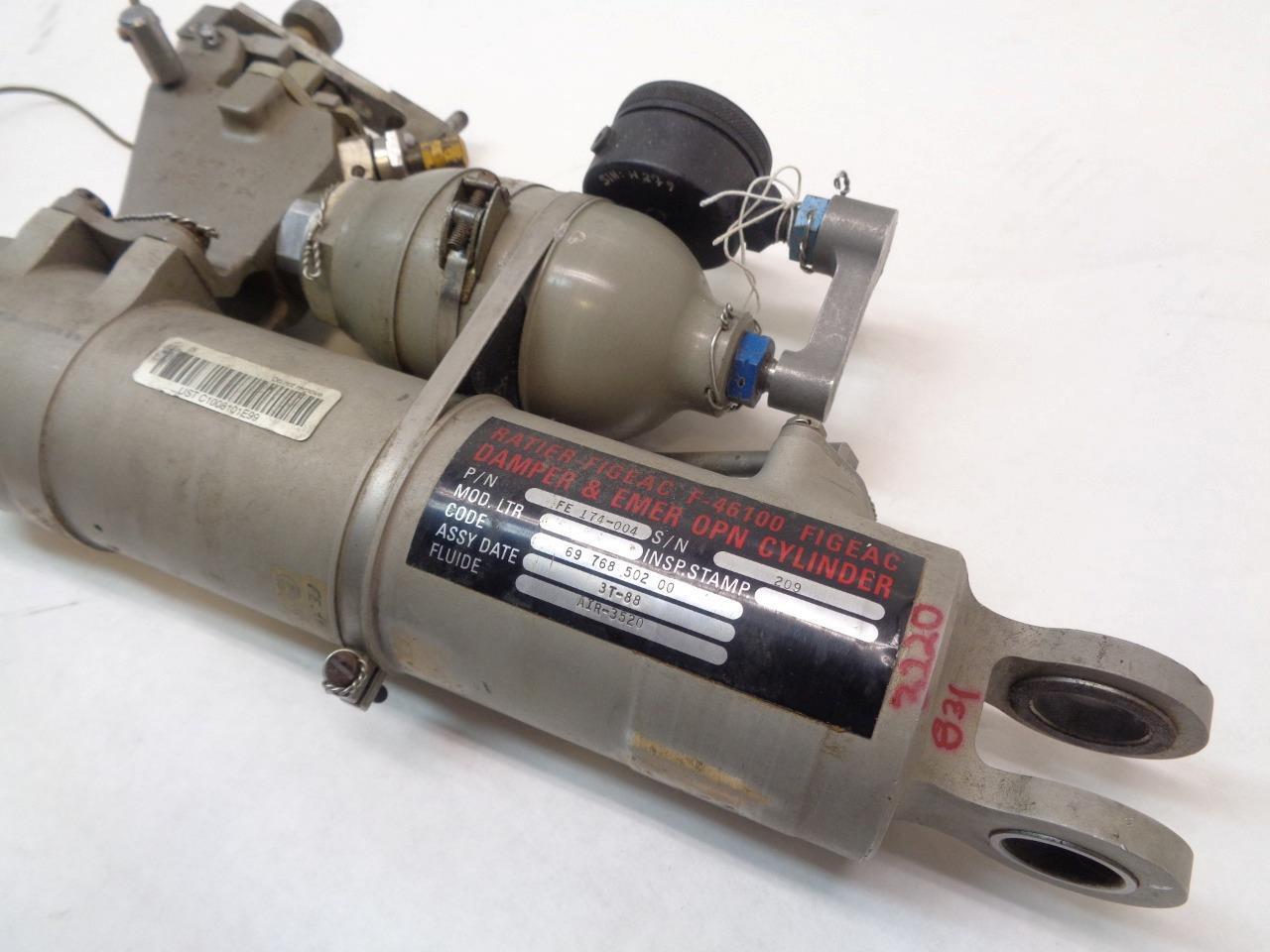 RATIER FIGEAC F-46100 EMER OPEN CYLINDER DOOR DAMPER FE 174-004  R11