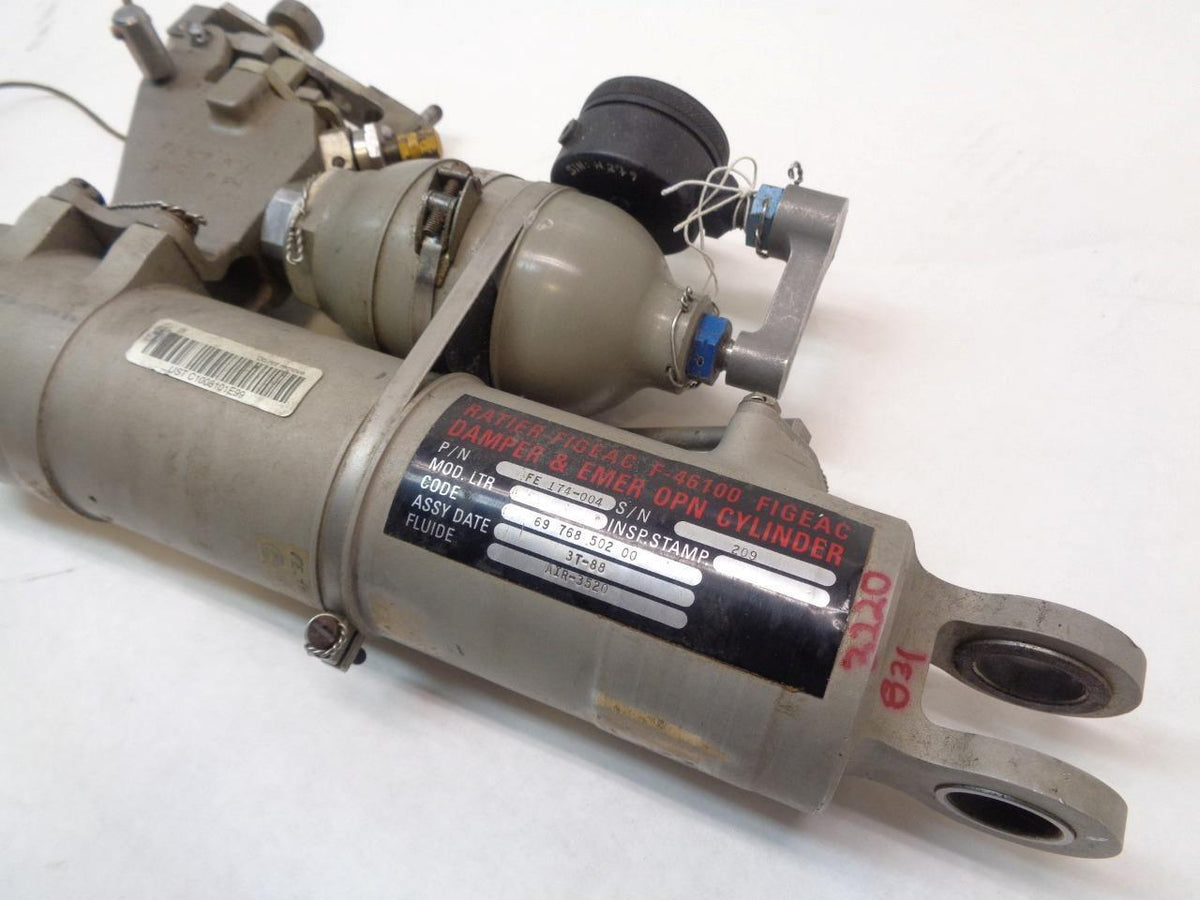 RATIER FIGEAC F-46100 EMER OPEN CYLINDER DOOR DAMPER FE 174-004  R11