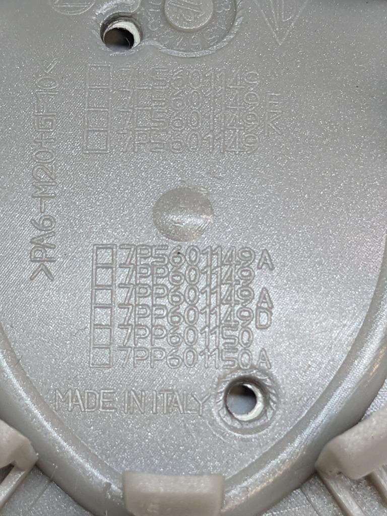 PORSCHE GRAY COLORED CENTER CAP (1) 7L5601149 NEW R21T2