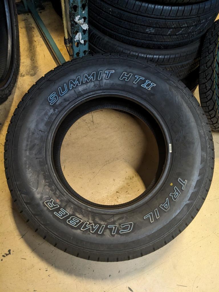 SUMMIT TRAIL CLIMBER HT II OWL LT 265 70 17 121/118S LRE 10PLY TIRE 345780 CQ1