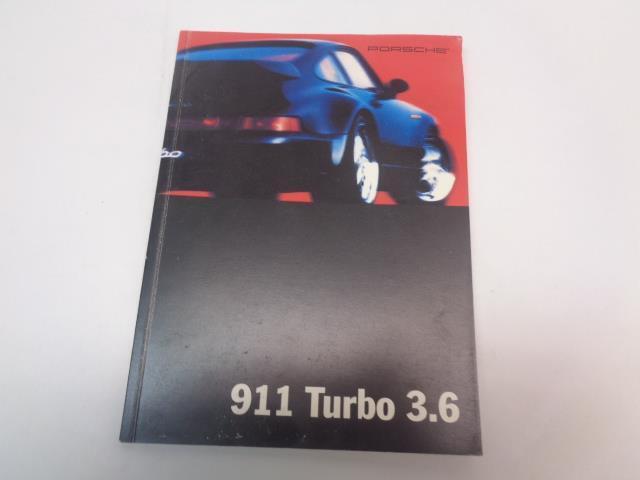 Porsche 911 Turbo 3.6 Brochure 1994 Edition USED GENUINE R25