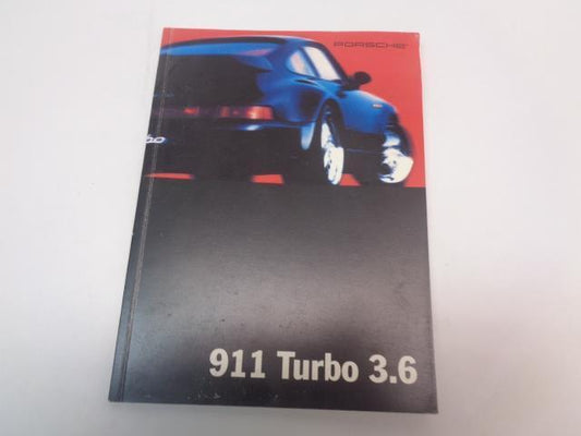 Porsche 911 Turbo 3.6 Brochure 1994 Edition USED GENUINE R25