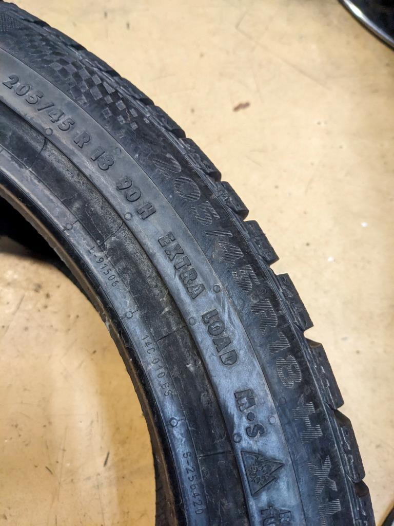 CONTINENTAL WINTERCONTACT TS860 (*) BMW P 205 45 18 90H XL TIRE 03554310000 CQ1