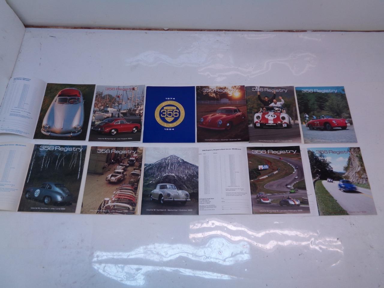 PORSCHE 356 REGISTRY VOL.6 AUG/SEPT '80 - VOL.35 MAY/JUNE '10 (FEW MISSING) R31