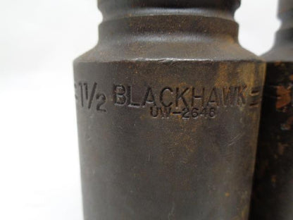 NEW BLACKHAWK 1 1/2" DEEP IMPACT 6-POINT SOCKET UW-2648 *RUSTED* R22