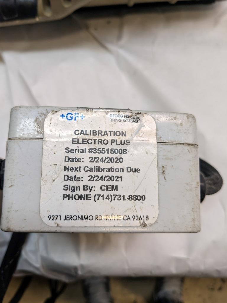 GEORGE FISCHER ELECTRO PLUS- PIPING SYSTEM-GENERAL OPERATION-10369-USED B2