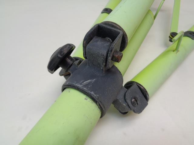 USED TELESCOPING TRIPOD 52" DIAMETER 21.5"L CENTER POST 2" DIA. GREEN R35