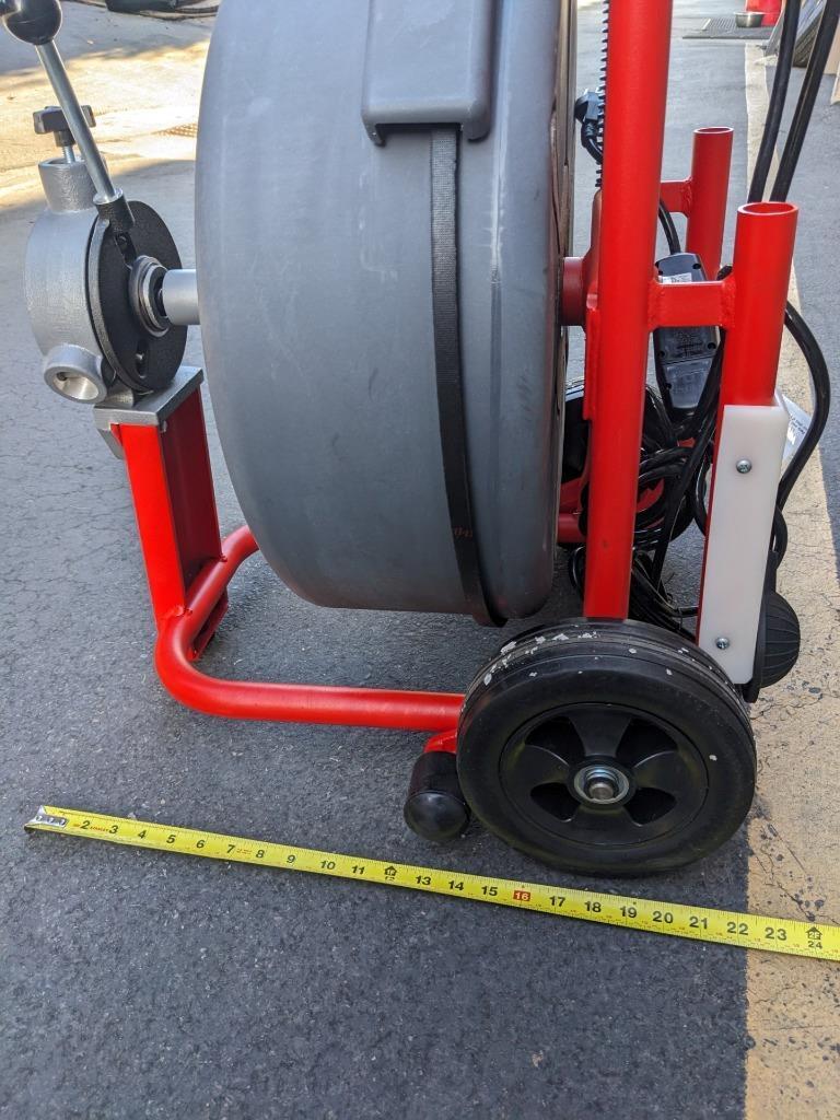 RIDGID K-750 DRUM DRAIN CLEANING MACHINE KIT 115V 200FT 200RPM 3/4"X100' NEW B2