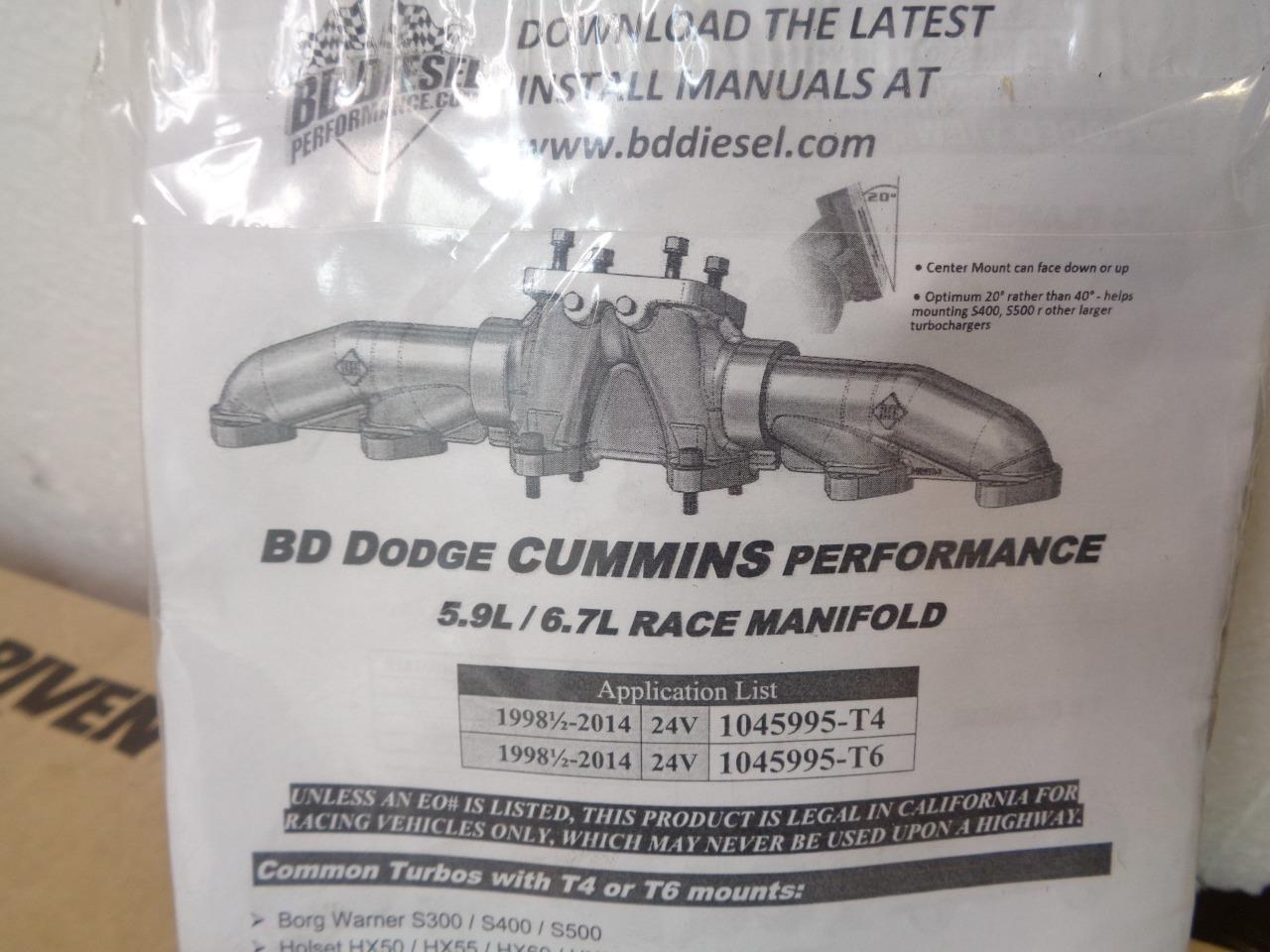 INDUSTRIAL INJECTION 1998.5+ DODGE CUMMINS AIR & INTAKE MANIFOLD TURBO KIT KSLRM