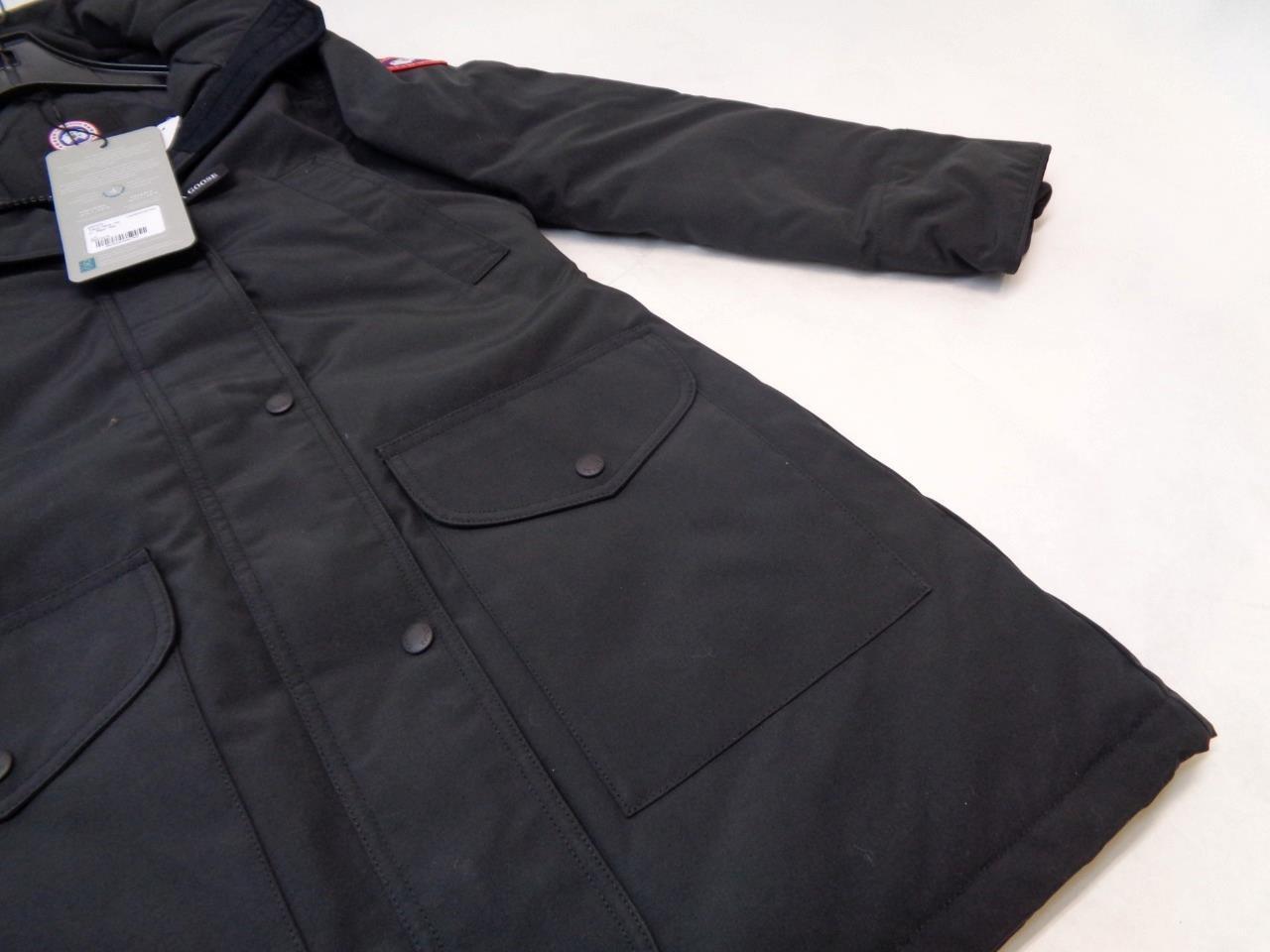 CANADA GOOSE WOMEN'S SIZE S/P BLACK TRILLIUM PARKA JACKET 6660W SR