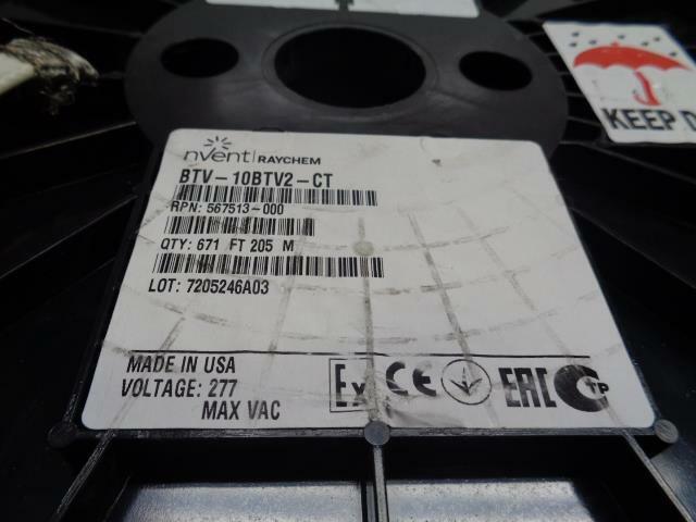 Raychem Parallell Self Regulating Heating Cable (205m) 10BTV2-CT NEW L4