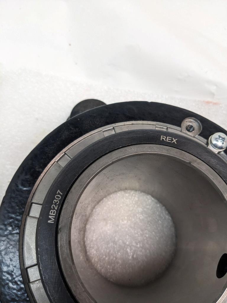 REXNORD MB2307 CAST IRON FLANGE BLOCK BALL BEARING 4 BOLT SQUARE NEW J2