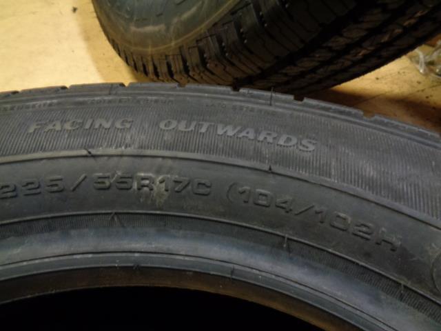 1 GOODYEAR CARGO VECTOR 2 LT 225 55 17 104/102H LRC 6PLY TIRE 771855581 AQ4