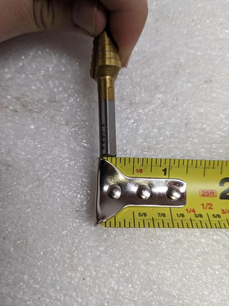 BOSCH 2610918959 TITANIUM STEP DRILL BIT 1/8"-1/2" DIA. 3" OAL NEW R22T5